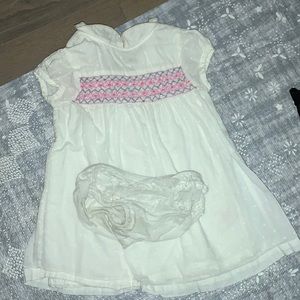 Baby Boden Dress with Bloomers